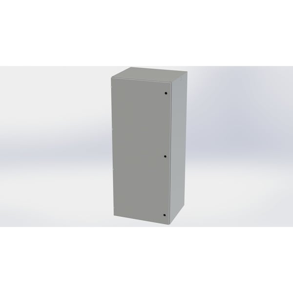 1/4 Turn Latch Electrical Enclosures, 72 in H, 24 in D, 30 in W, NEMA 3R, 4, 12, 13, Carbon Steel